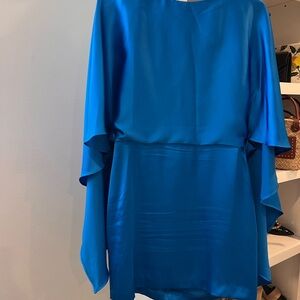 Zara Blue Satin Dress